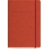 Ημερολόγιο ημερήσιο The Writing Fields Softline 2000 14x21cm 2023 με λάστιχο soft εξώφυλλο με υφή δέρματος κόκκινο